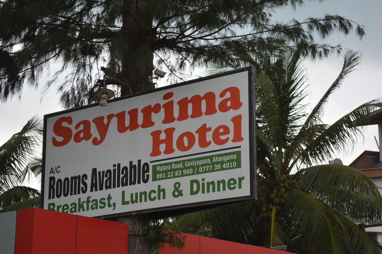 Sayurima Beach Hotel Ahangama Bagian luar foto